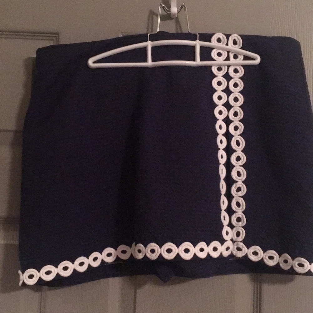 EUC Navy Lilly Pulitzer Skirt/Skort (12)